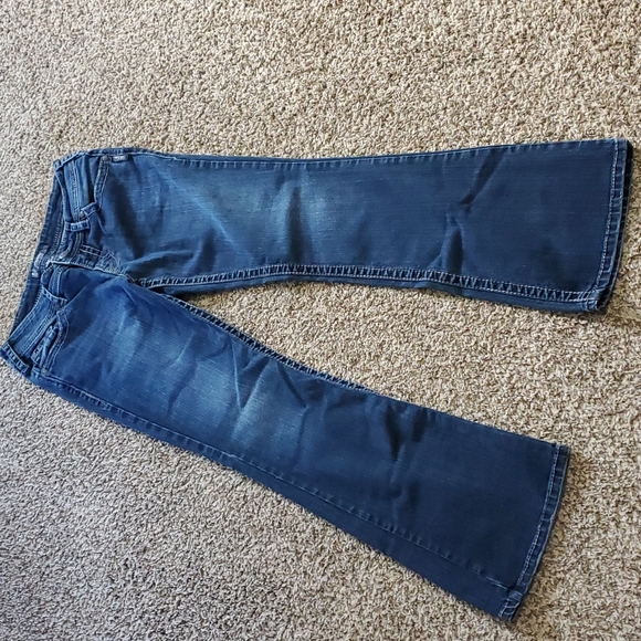 Silver Boot Cut Jeans - Picture 9 of 9